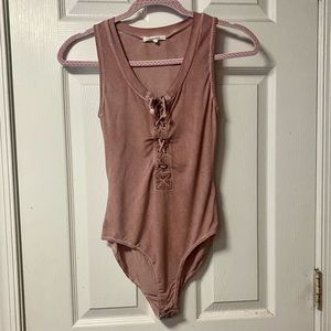 Vintage Pink Body Suit